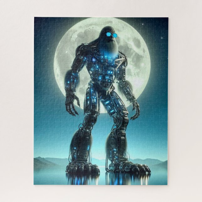 Puzzle Sasquatch Robot (Vertical)