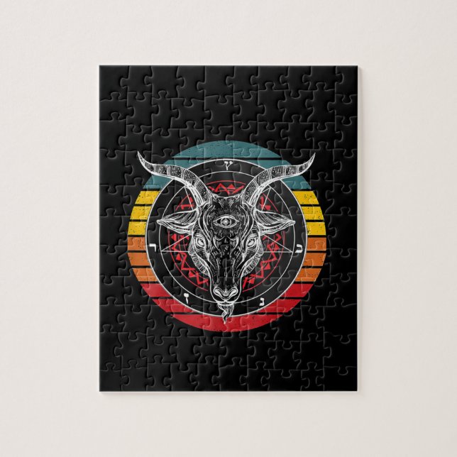 Puzzle Satan Goat, regalo de cabra (Vertical)
