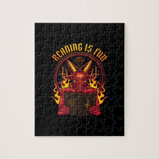 Puzzle Satanic Pagan Goat Premium (Vertical)