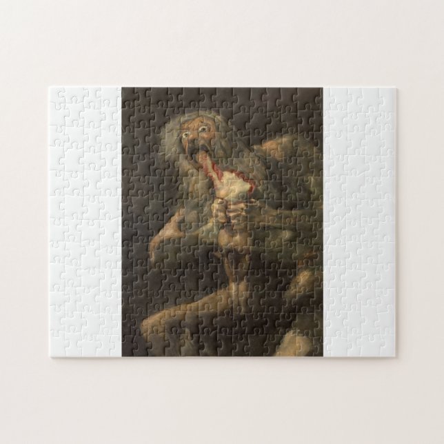 Puzzle Saturno devorando a su hijo francisco de goya (Horizontal)