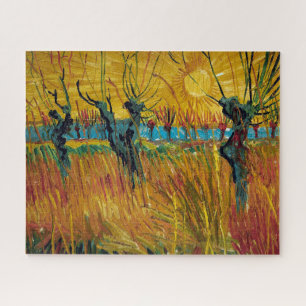 Puzzle Sauces al Atardecer Van Gogh