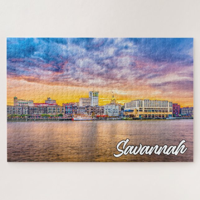 Puzzle Savannah, Georgia, Estados Unidos (Horizontal)