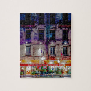 Puzzle savannah georgia town usa waterfront night river