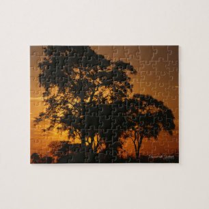 Puzzle Savannah Sunset