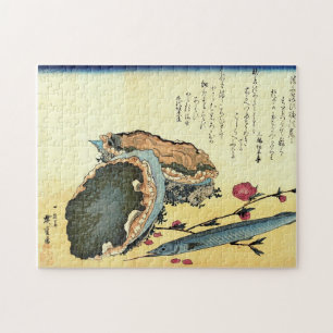 Puzzle Sayori & Awabi (Halfbeak, Abalone) Pescado Hiroshi