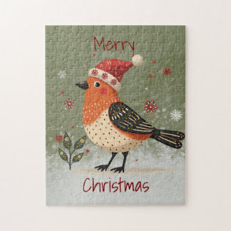 Puzzle Scandinavian Folk Art style 