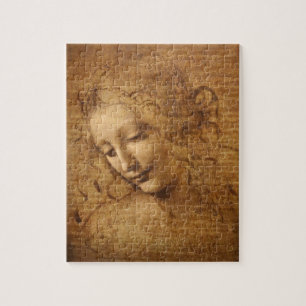 Puzzle Scapigliata, Cabeza de una Mujer de Leonardo da Vi