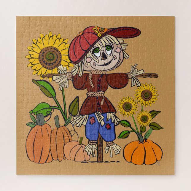 Puzzle Scarecrow Super Cute (Vertical)