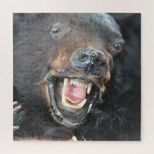 Puzzle Scary Black Bear