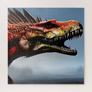 Puzzle Scary Spinosaurus Dinosaur,