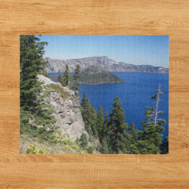 Puzzle Scenic Crater Lake National Park Photo (In Situ)