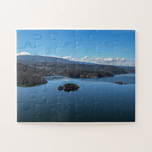 Puzzle Scenic Mountains Lake Picture Travel Memories USA