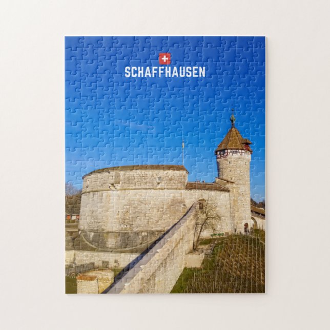 Puzzle Schaffhausen El Munot (Vertical)