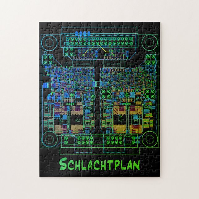 Puzzle "Schlachtplan" (Vertical)
