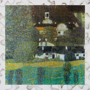 Puzzle Schloss Kammer en el Attersee II de Gustav Klimt
