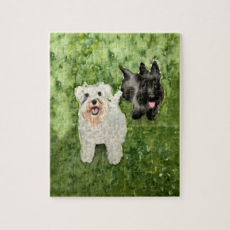 Puzzle Schnauzer y Scottie