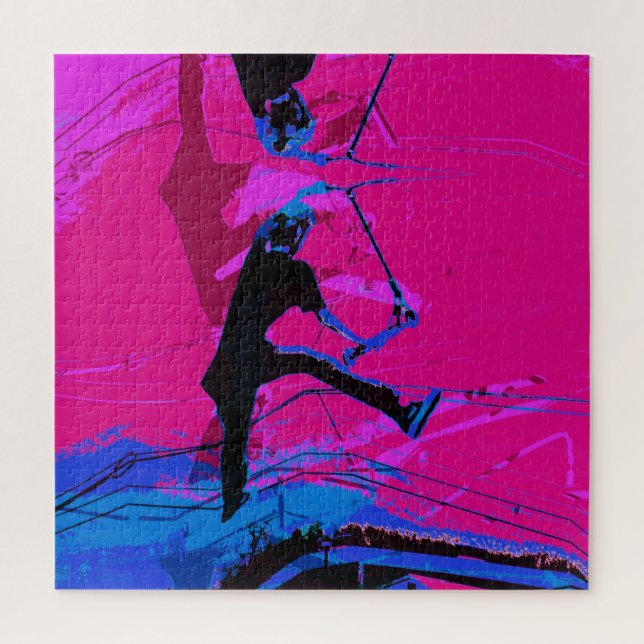 Puzzle Scooting Around - Stunt Scooter (Vertical)