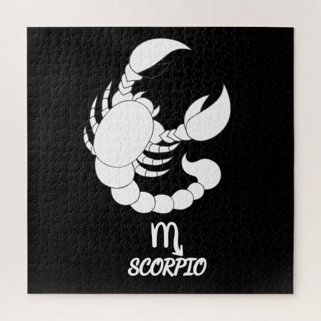 Puzzle Scorpio Silhouette (Vertical)