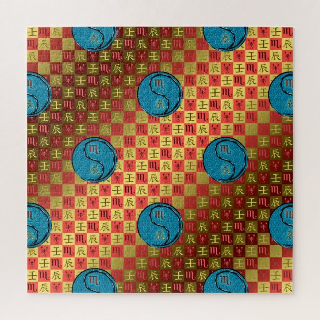 Puzzle Scorpio & Water Dragon (Vertical)