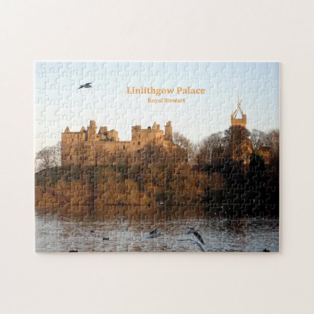Puzzle Scotland Linlithgow Palace Royal Stuart Stewart (Horizontal)