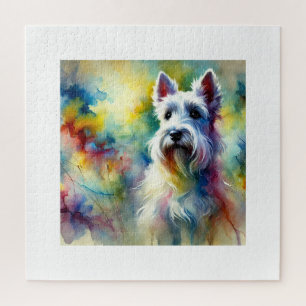 Puzzle Scottish Terrier 300824AREF102 - Watercolor