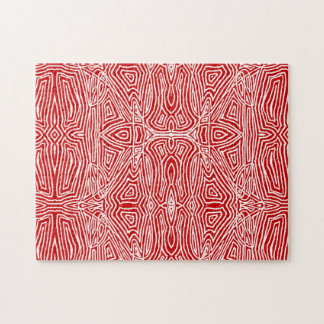 Puzzle Scribbleprint rojo