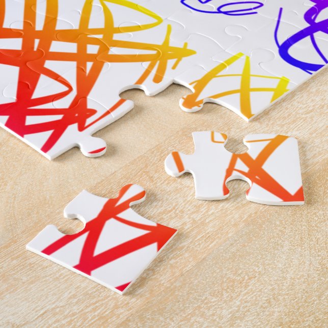 Puzzle Scribe simple | Filtro de Ipanema | Baldosa centra (Lado)