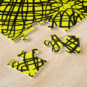 Puzzle Scribe simple Tejido Espejo Amarillo