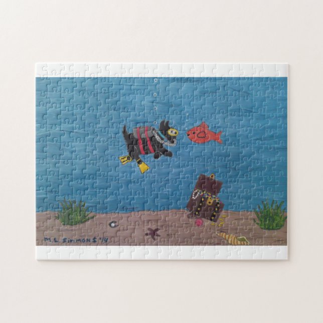 PUZZLE SCUBA SCOTTIE (Horizontal)