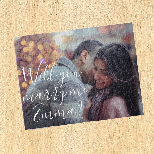 Puzzle ¿Se Casará Con Mi Propuesta Personalizada Foto (Subido por el creador)