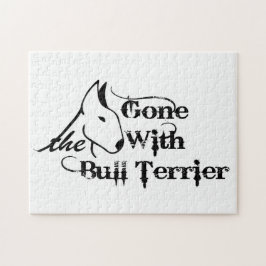 Puzzle Se fue con los amantes del perro BULL TERRIER