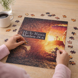 Puzzle Se Levanta Tres Cruces Vacías De Pascua