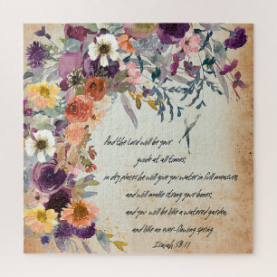 Puzzle Sé tu guía, mezcla floral otoñal