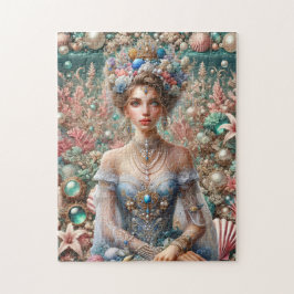 Puzzle Sea Princess Seashell Jeweled Royal Beach