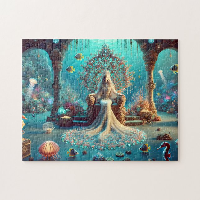 Puzzle Sea Princess Underwater Coral Throne Room (Horizontal)