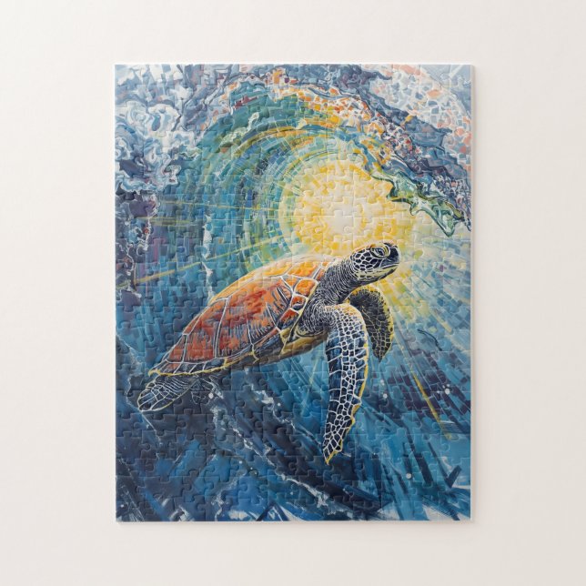 Puzzle Sea Turtle Odyssey (Vertical)
