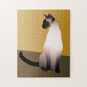 Puzzle Seal Point Siamese Cat