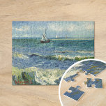 Puzzle Seascape | Vincent Van Gogh<br><div class="desc">Capa de mar cerca de Les Saintes-Maries-de-la-Mer (1888) del artista holandés post-impresionista Vincent Van Gogh. El arte original es un óleo sobre una pintura marina de lona que representa un barco en un océano azul abstracto.

Utilice las herramientas de diseño para agregar texto personalizado o personalizar la imagen.</div>