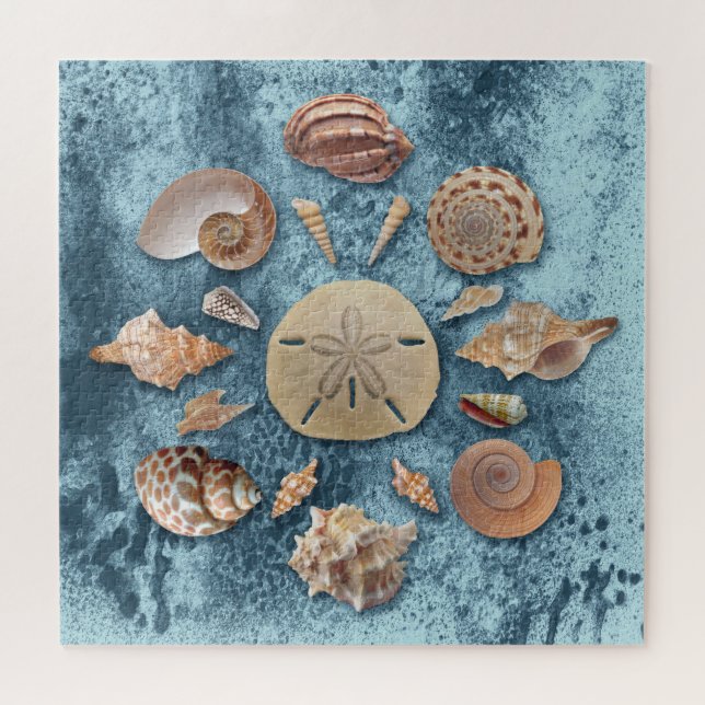 Puzzle Seashells Collection Mandala (Horizontal)