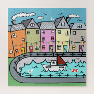 Puzzle Seaside Harbour Jigsaw
