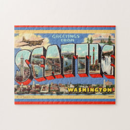Puzzle Seattle Greeting 11x14