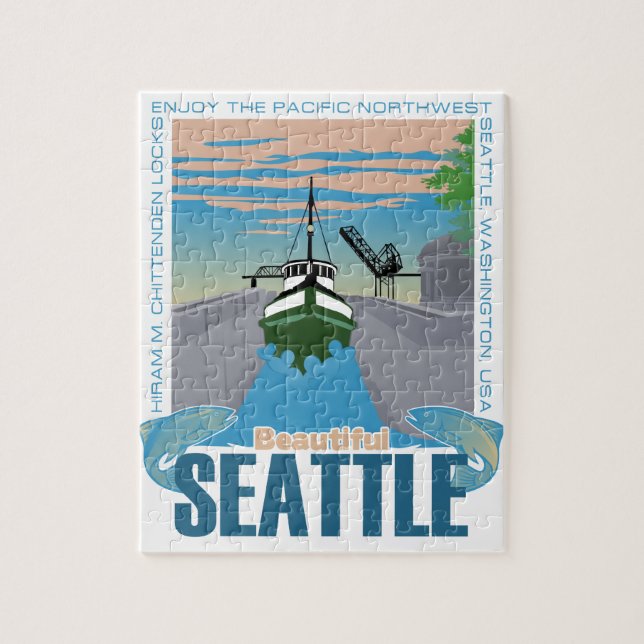 Puzzle Seattle hermosa (Vertical)