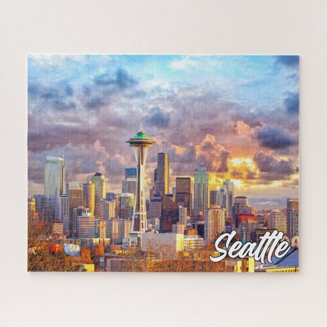 Puzzle Seattle, Washington, Estados Unidos (Horizontal)