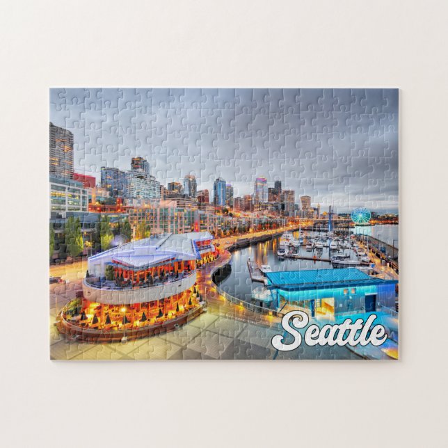 Puzzle Seattle, Washington, Estados Unidos (Horizontal)