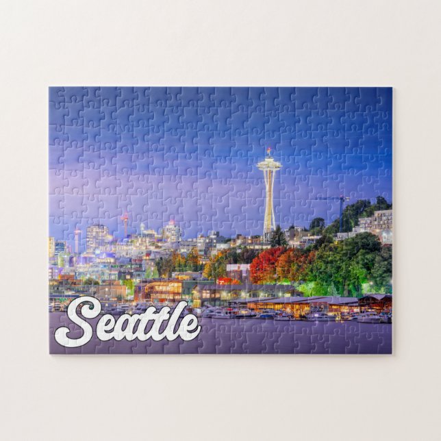Puzzle Seattle, Washington, Estados Unidos (Horizontal)