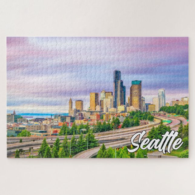 Puzzle Seattle, Washington, Estados Unidos (Horizontal)