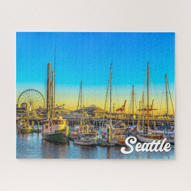 Puzzle Seattle, Washington, Estados Unidos (Horizontal)