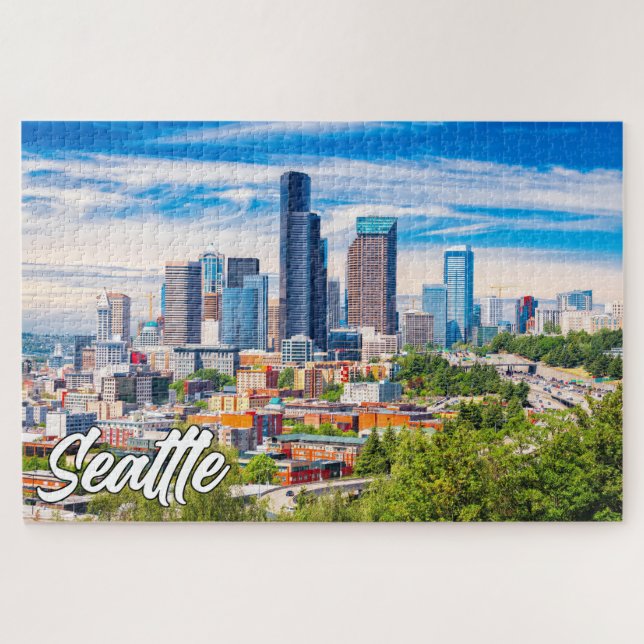 Puzzle Seattle, Washington, Estados Unidos (Horizontal)