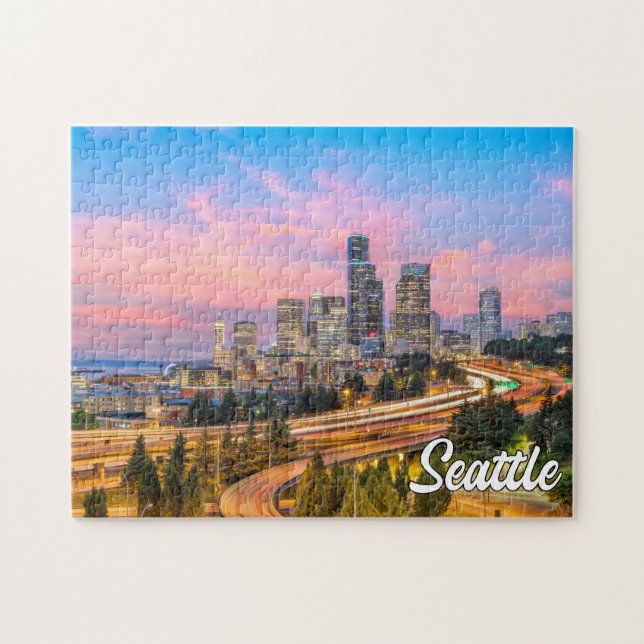 Puzzle Seattle, Washington, Estados Unidos (Horizontal)