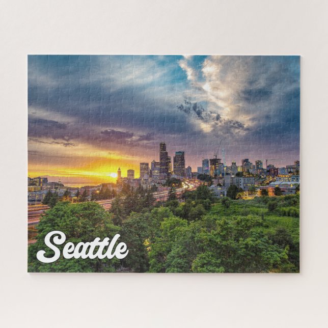 Puzzle Seattle, Washington, Estados Unidos (Horizontal)